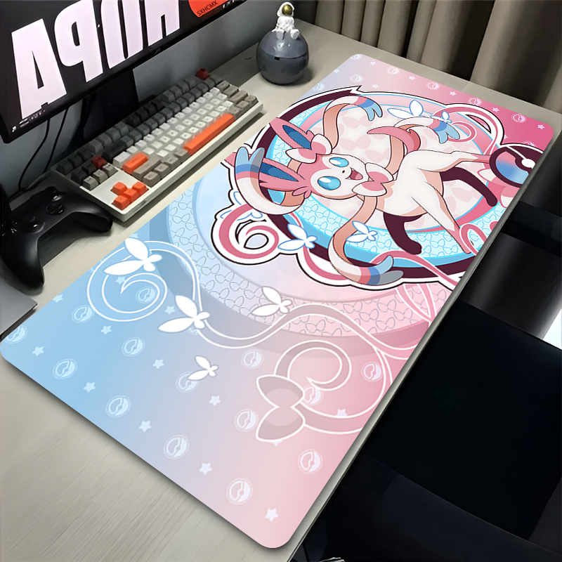 Gaming Accessories For Gaming Desk - Alas Mouse Lucu Merah Muda Besar