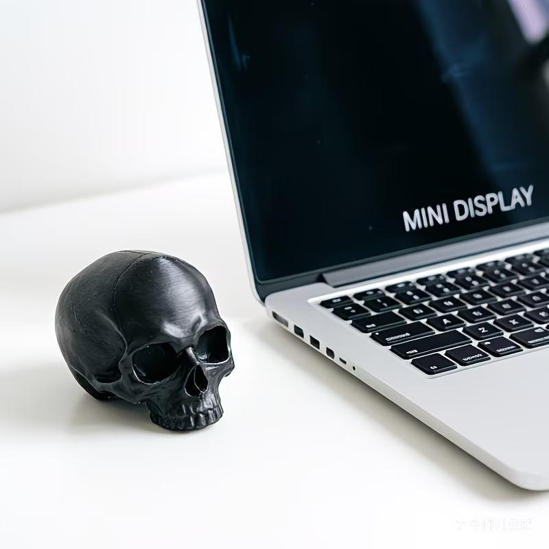 Gaming Accessories Monitor - Dekorasi Monitor Kepala Tengkorak, Ornamen Desktop