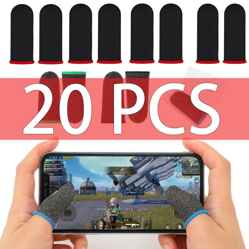 20/40 Buah Sarung Jari untuk P - Gaming Accessories For Mobile ulasan dan harga